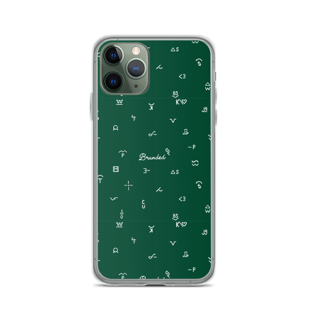 iPhone Case Branded Green