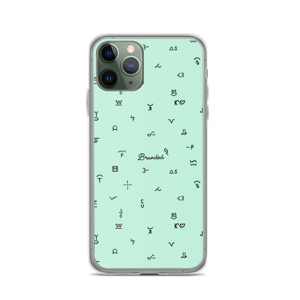 iPhone Case Branded Turquoise