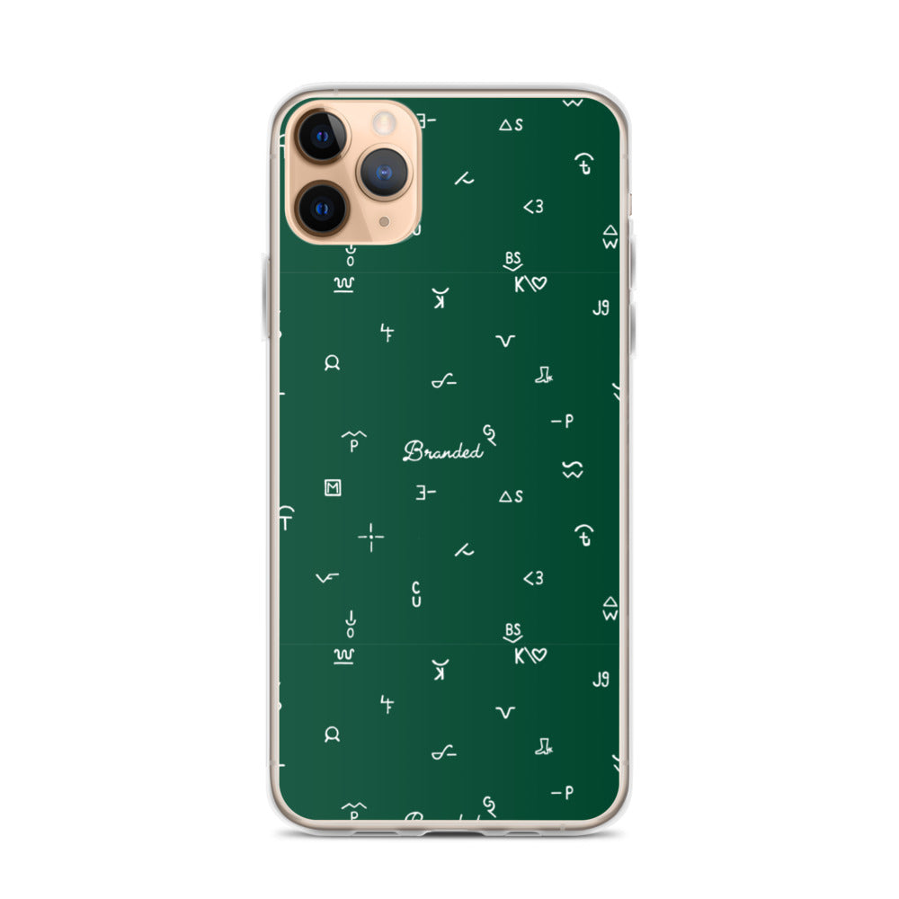 iPhone Case Branded Green