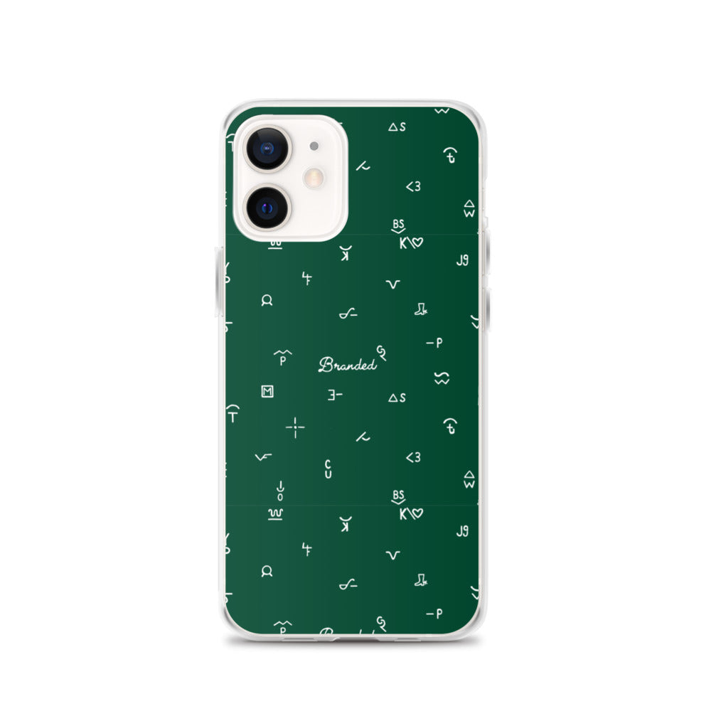 iPhone Case Branded Green