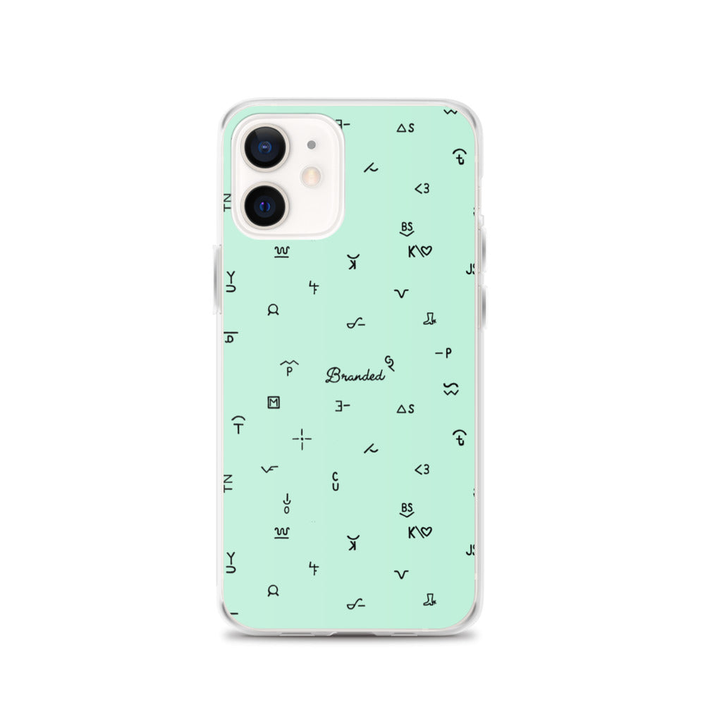 iPhone Case Branded Turquoise