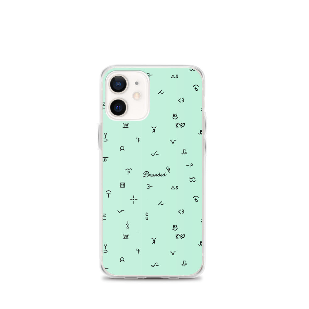 iPhone Case Branded Turquoise