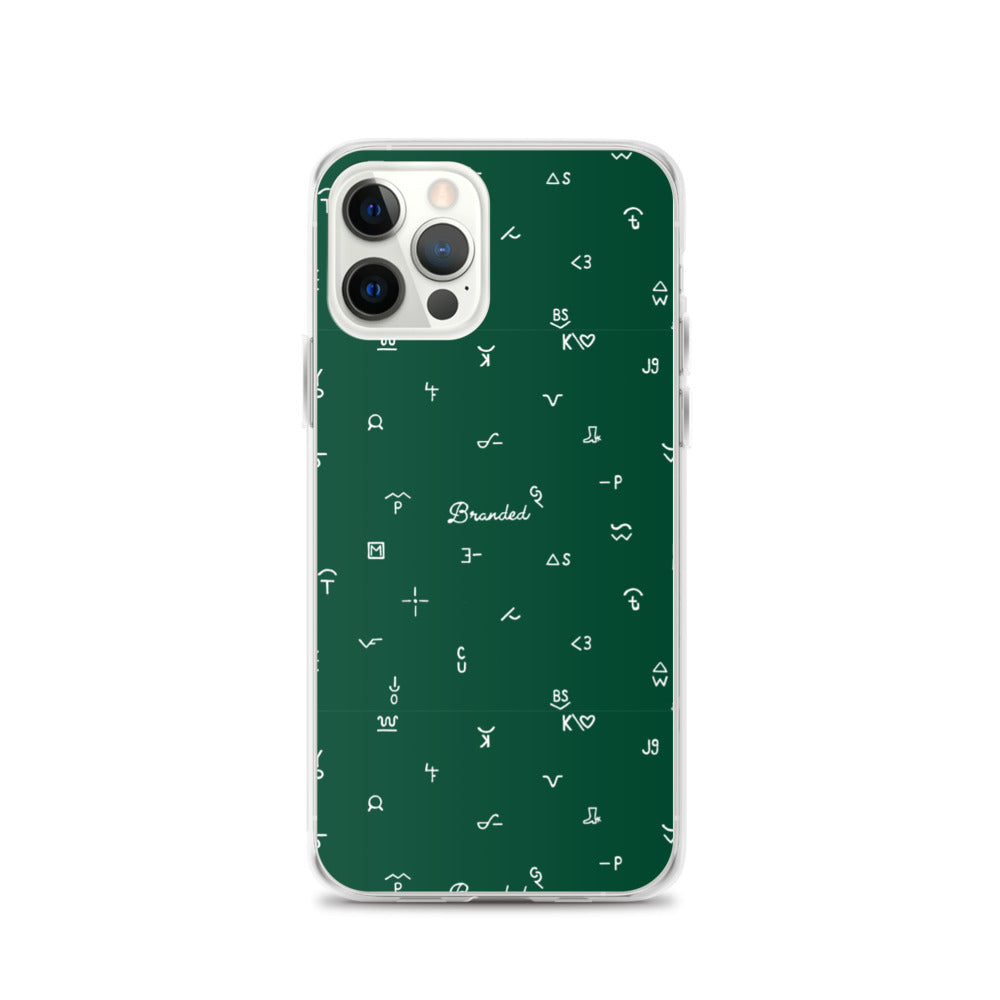 iPhone Case Branded Green