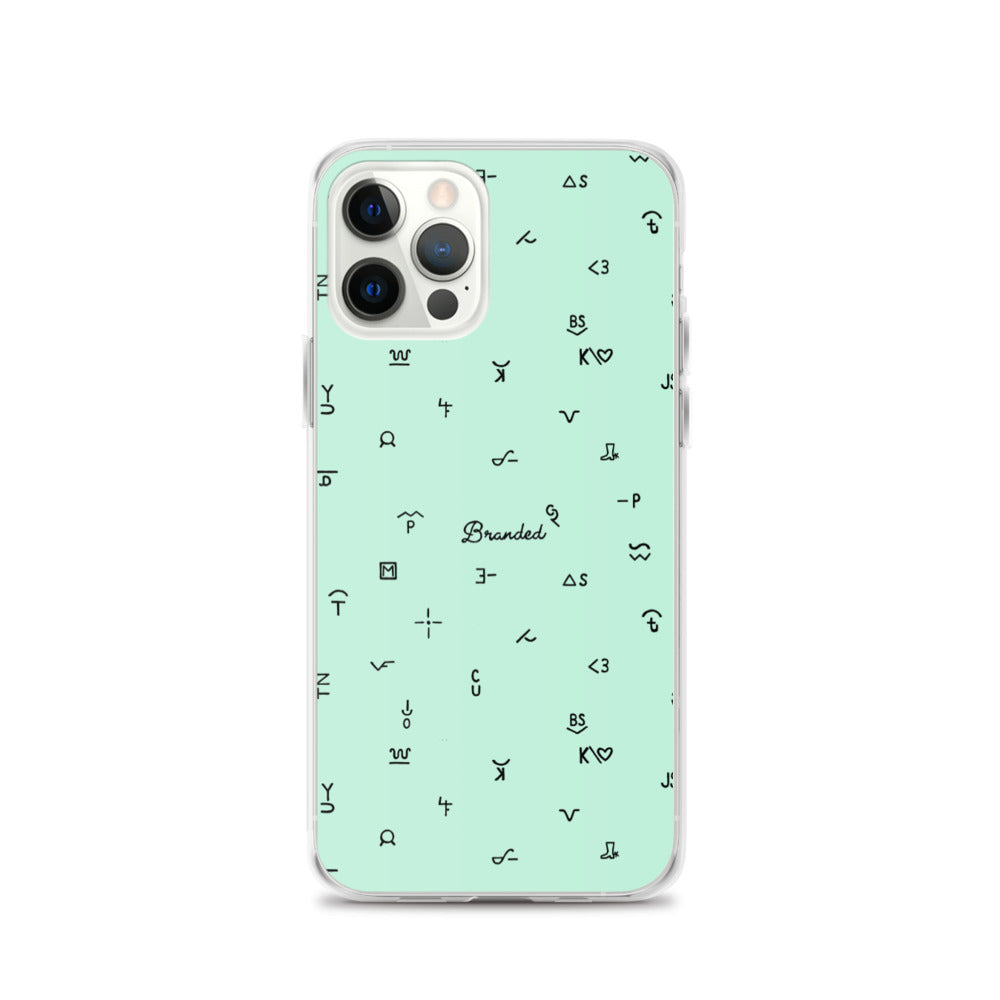 iPhone Case Branded Turquoise