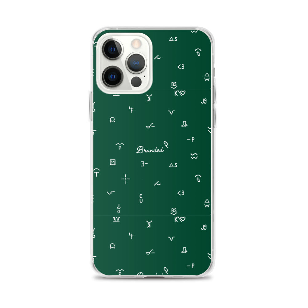 iPhone Case Branded Green