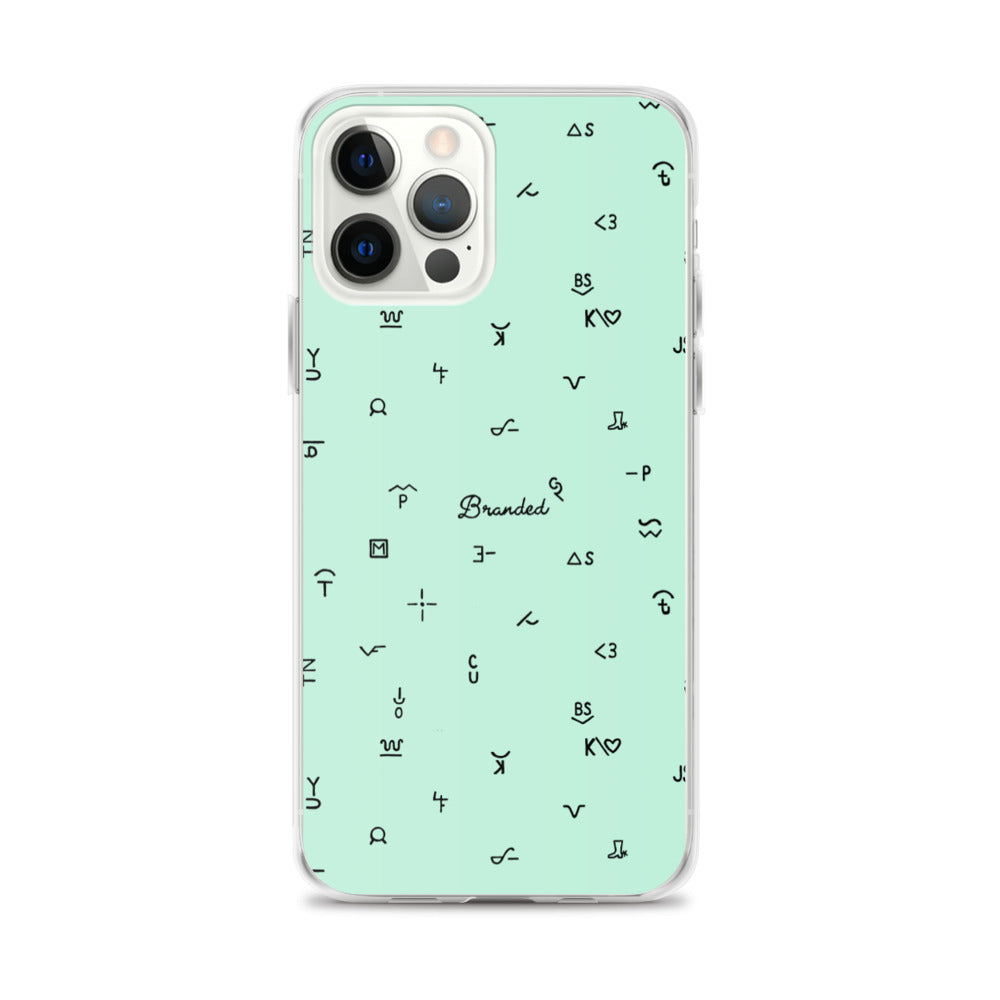 iPhone Case Branded Turquoise