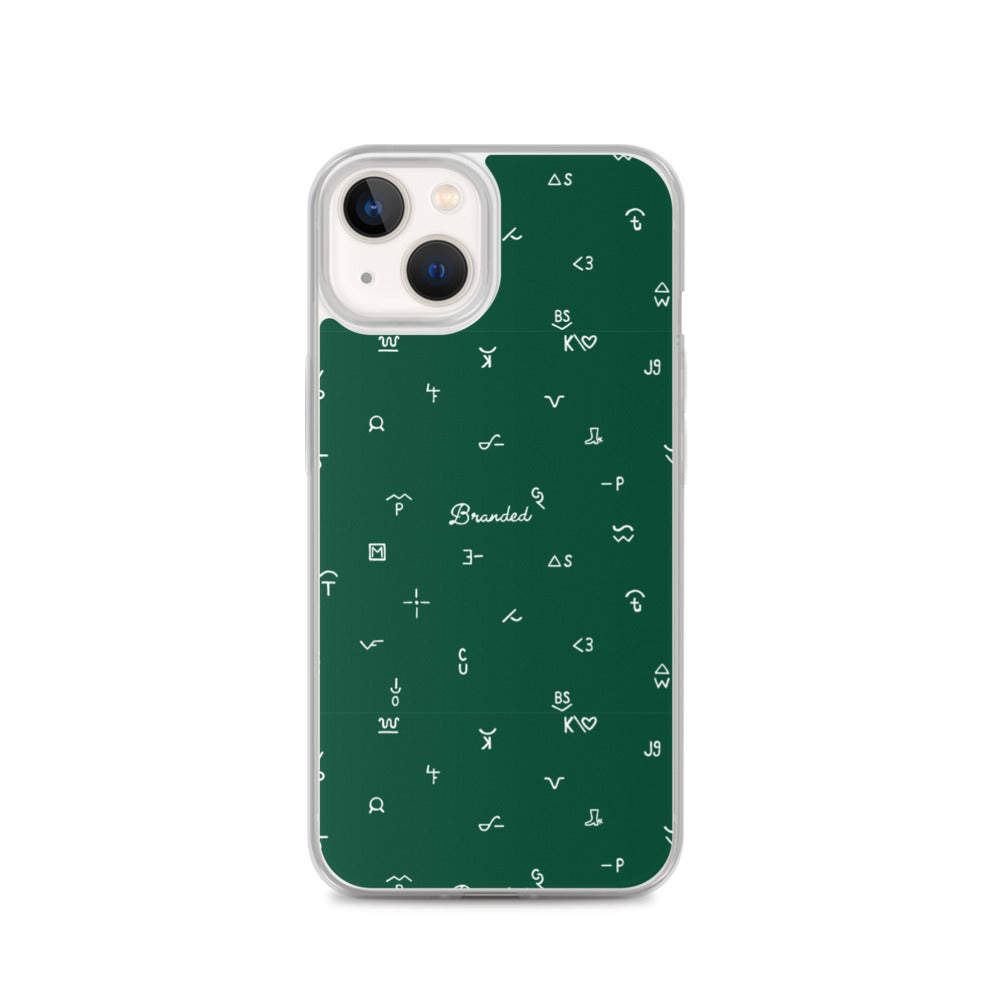 iPhone Case Branded Green