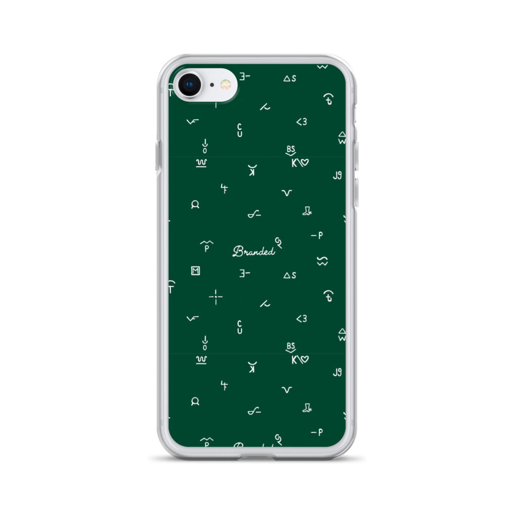 iPhone Case Branded Green