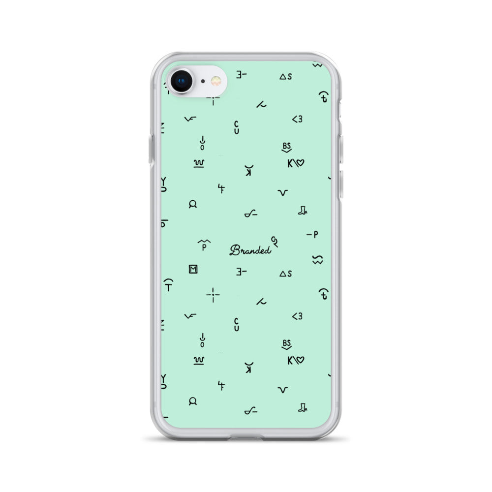 iPhone Case Branded Turquoise