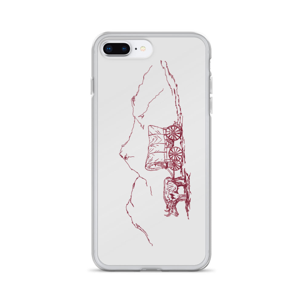 iPhone Case Wooden Wheels & Wagon Trails