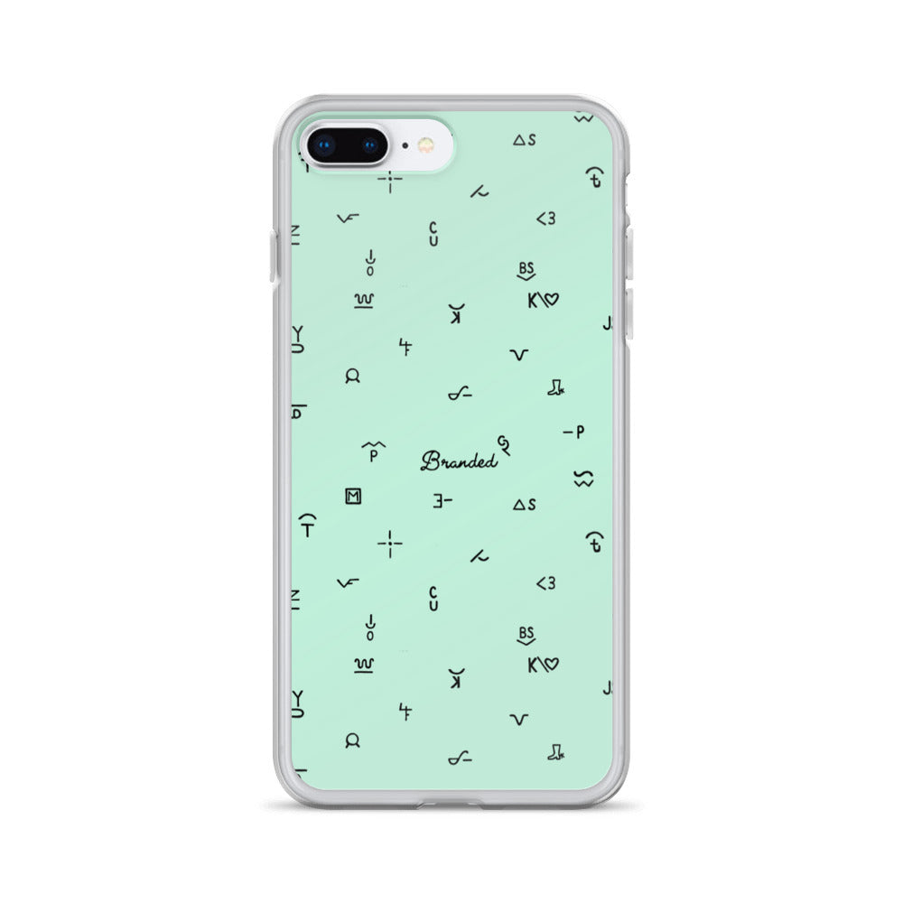 iPhone Case Branded Turquoise