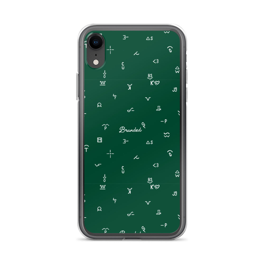 iPhone Case Branded Green