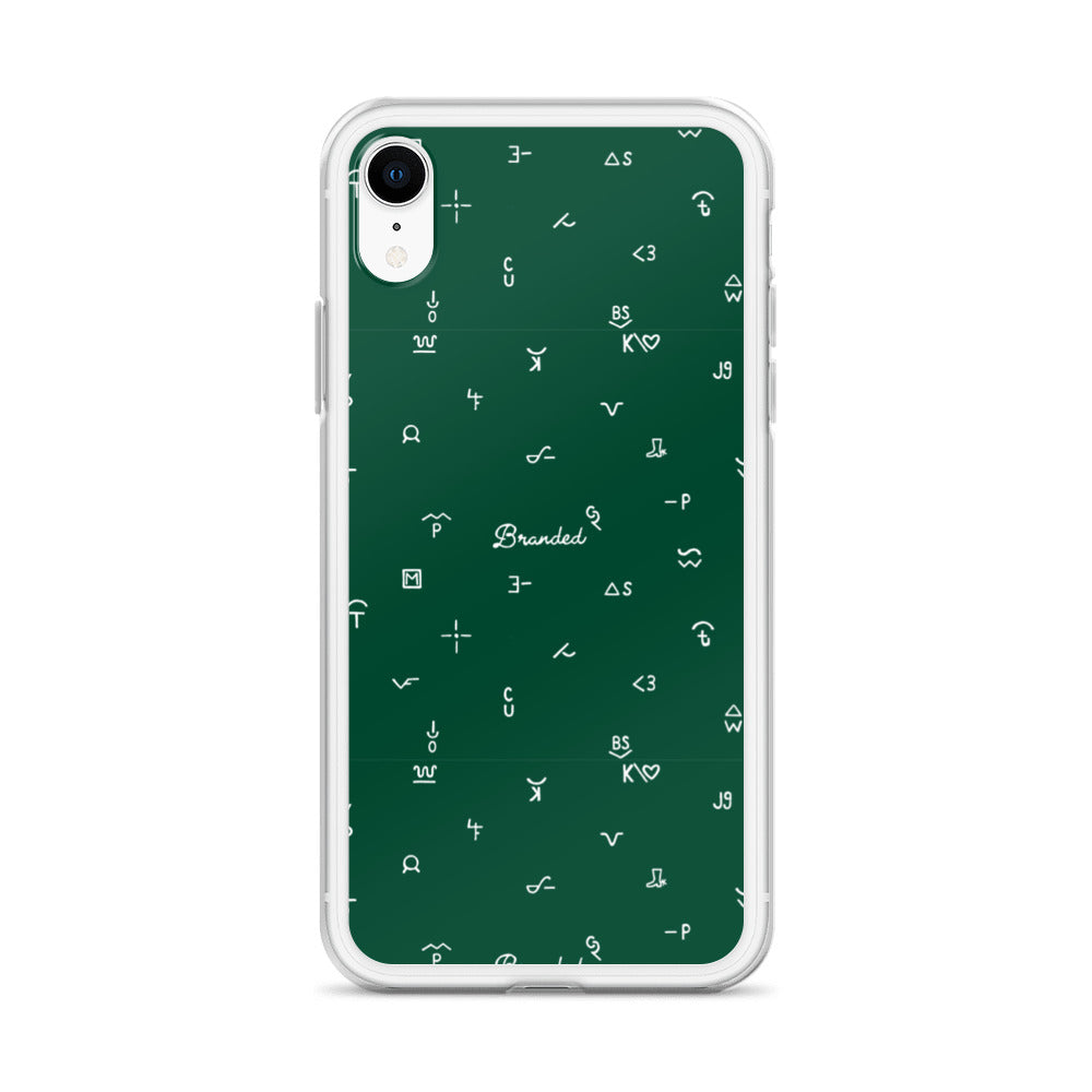 iPhone Case Branded Green