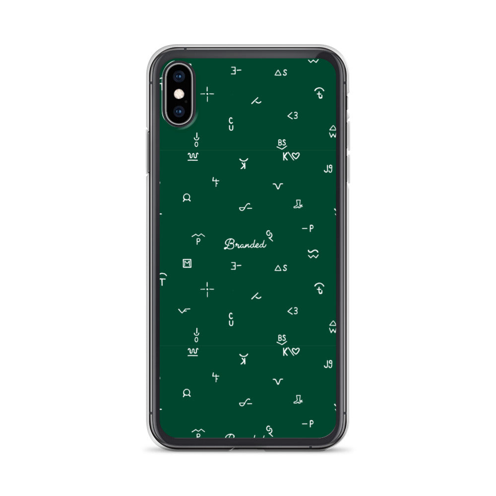 iPhone Case Branded Green