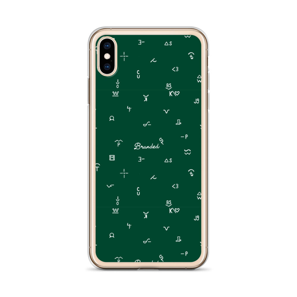 iPhone Case Branded Green