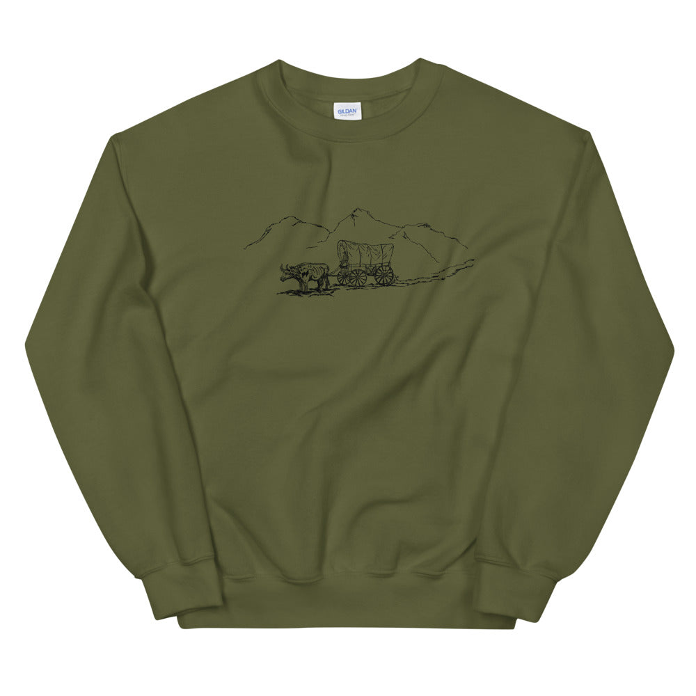 Crewneck | Wooden Wheels & Wagon Trails