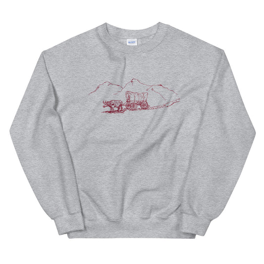 Crewneck | Wooden Wheels & Wagon Trails